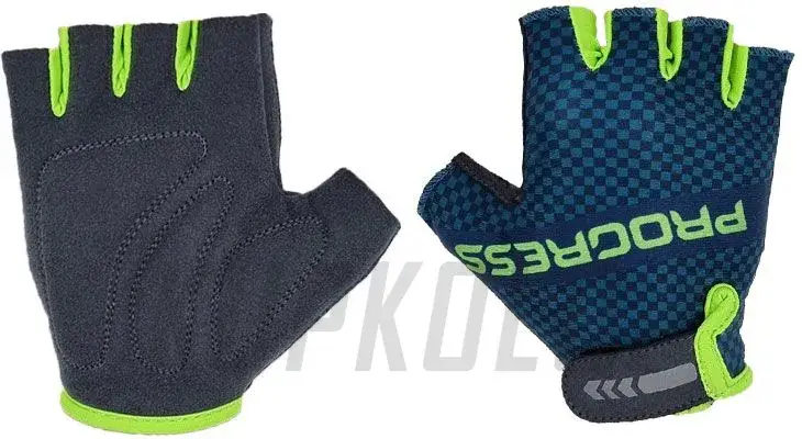 Progress SOLO Mitts dětské cyklorukavice, petrol/limetka Top Prodej