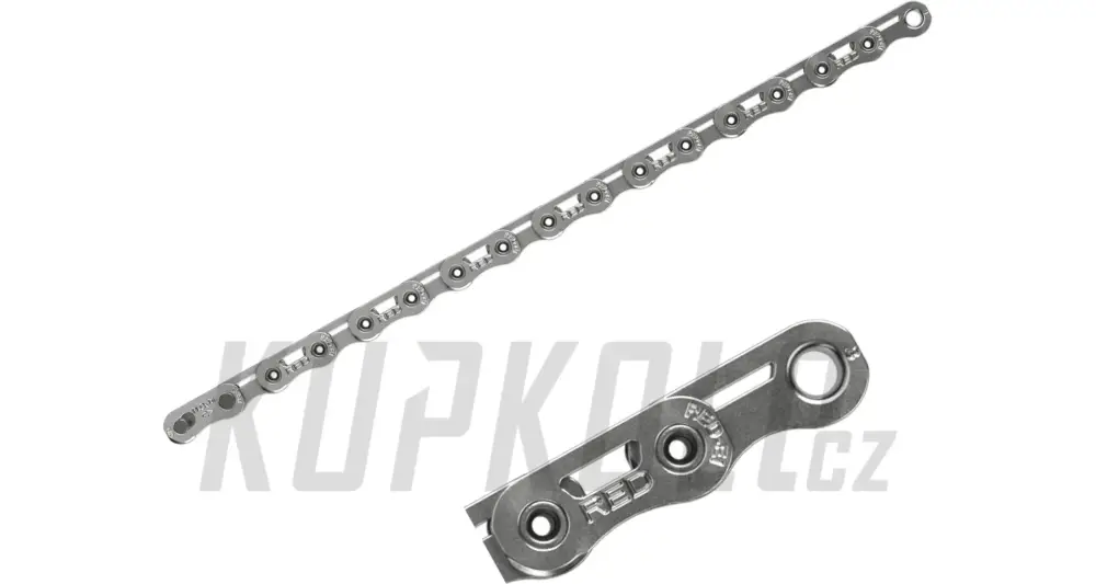 Časově Omezené Řetěz Sram Red E1 Flattop 114 článků w/PowerLock 12rychlostní stříbrný