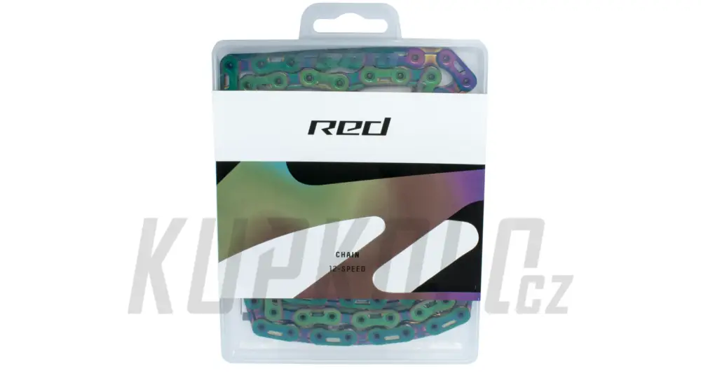 Řetěz Sram Red E1 Flattop 114 článků w/PowerLock 12rychlostní duhový Omezená Nabídka