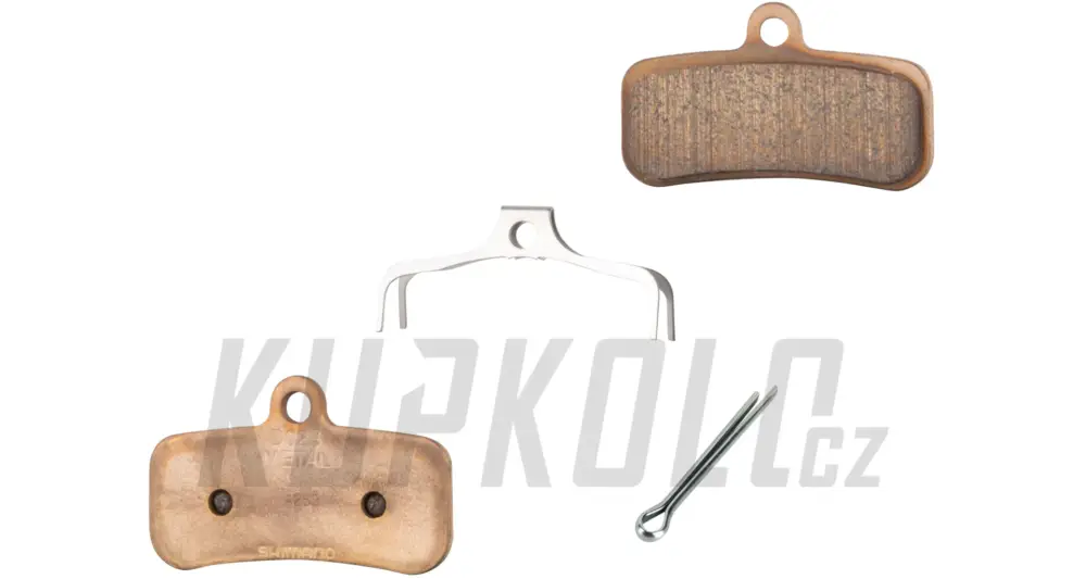 Brzdové destičky Shimano D02S kovové, s pružinou Tovární Cena