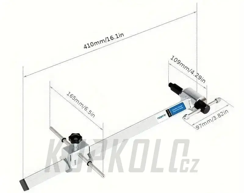 TOOPRE TOL-2.3 rovnač patky přehazovačky Expresní Doručení