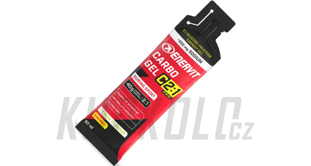 Výhodná Nabídka ENERVIT Carbo Gel C2:1 se sodíkem energetický gel, 60ml