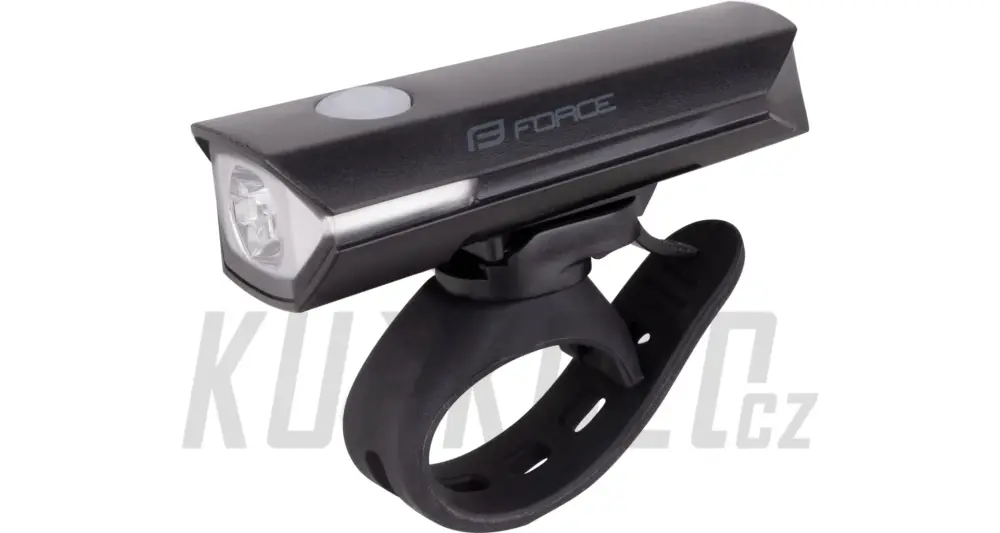 Světlo přední Force Flux 200 LM USB, černé Nejlepší Cena