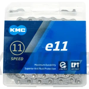 KMC e11 řetěz pro eletrokolo , 136 článků, stříbrná Vysoce Kvalitní