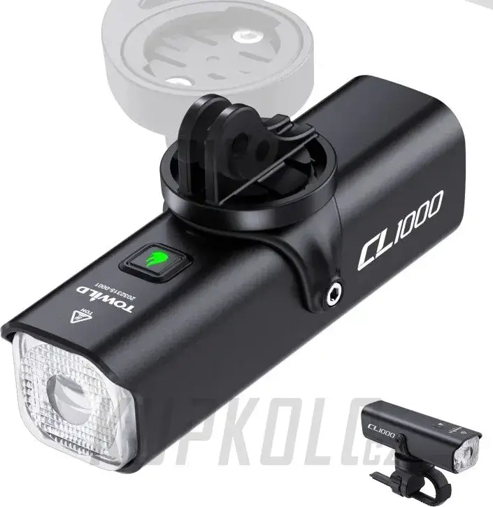 Světlo přední Towild CL 1000 - 4000 mAh Dokud Zásoby Vydrží
