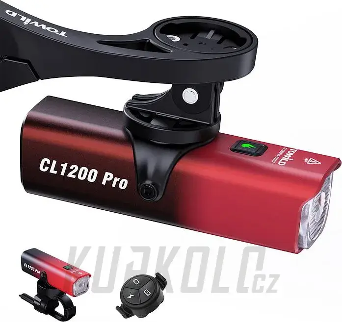 Světlo přední Towild CL 1200 Pro - 5000 mAh + bezdrátové ovládání Víkendová Akce