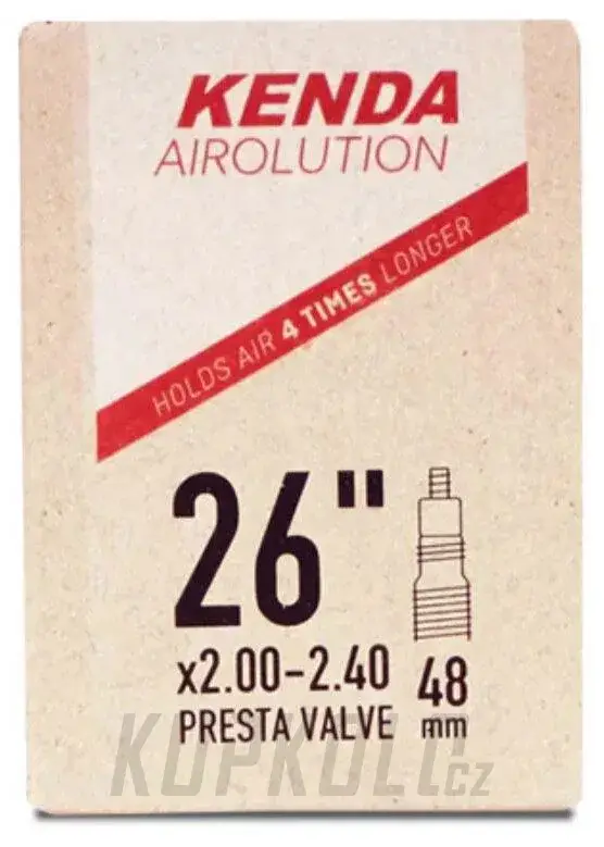 Aktuální Duše KENDA Airolution 26x2,00-2,40 (50/62-559) FV 48 mm