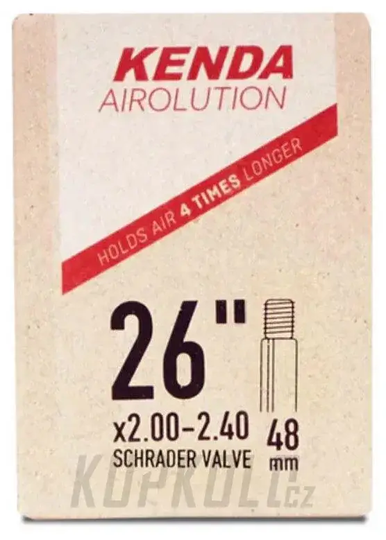 Must-Have Duše KENDA Airolution 26x2,00-2,40 (50/62-559) AV 48 mm