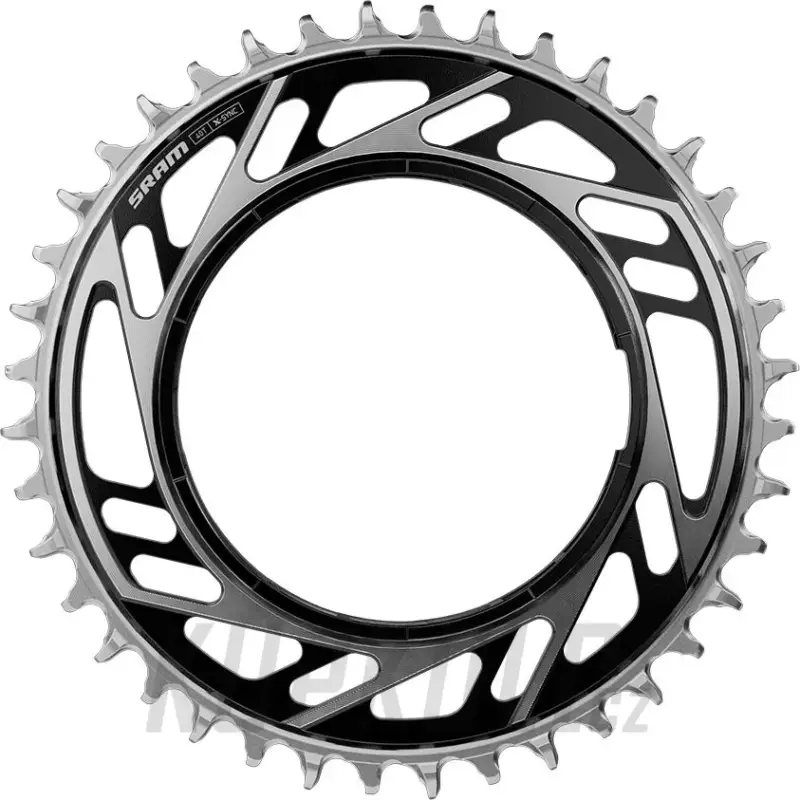 Sezónní Sleva Silniční převodníky SRAM THREADED MOUNT X-SYNC RED E1 BLACK/SILVER