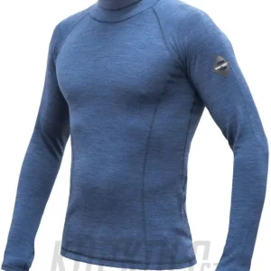 Výhodná Nabídka Sensor Merino BOLD pánské triko roll neck, dlouhý rukáv - cool blue