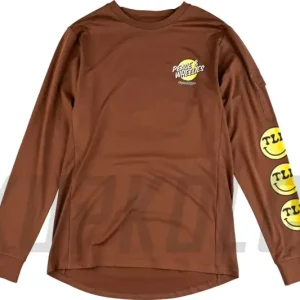 Novinka Dres Troy Lee Designs s dlouhým rukávem Ruckus Ride Tee Wheelies Chocolate