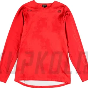 Dres Troy Lee Designs s dlouhým rukávem Skyline Chill Scattered Fire Orange Dokud Zásoby Vydrží