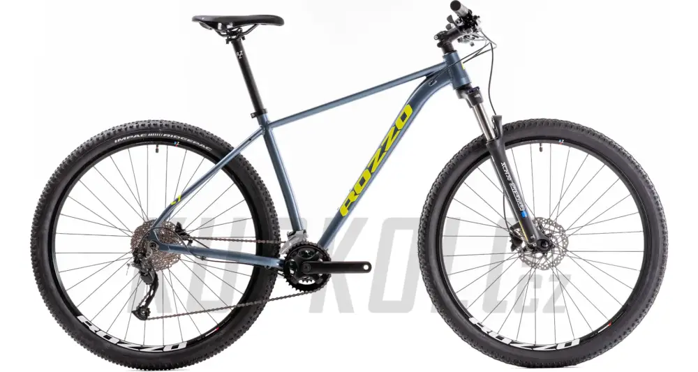 29" Horské kolo ROZZO BASE 80, ocelově modrá/fosforová Rychlé Dodání