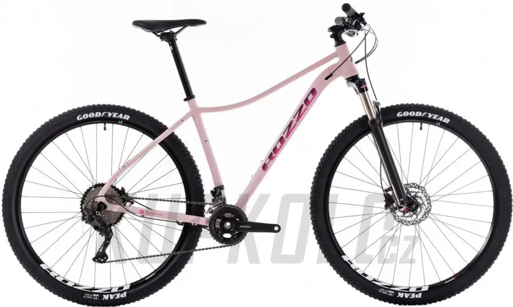 29" Horské dámské kolo ROZZO ROSE 40, růžový opar/fialový gradient Expresní Doručení