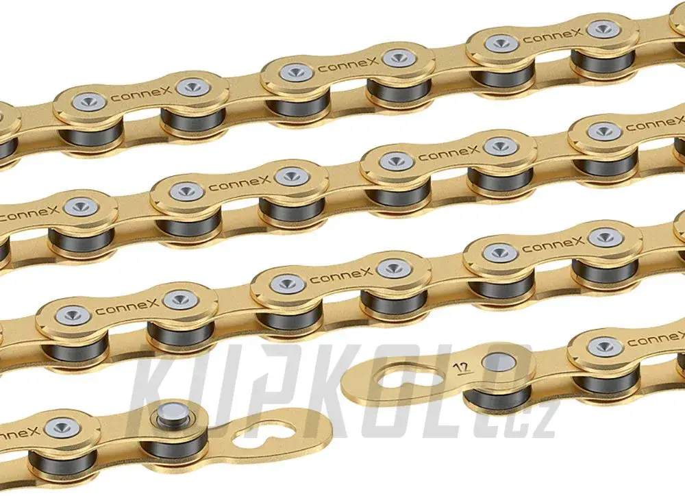 Řetěz CONNEX 12sG pro 12-kolo, zlatý Poslední Šance