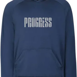 Progress DOSSER "Progress" pánská funkční mikina s kapucí, modrá Ověřený
