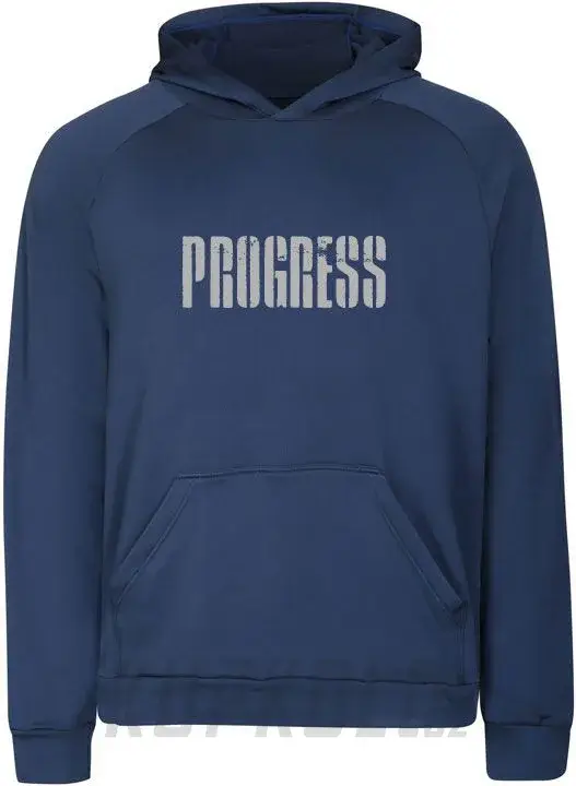 Progress DOSSER "Progress" pánská funkční mikina s kapucí, modrá Ověřený