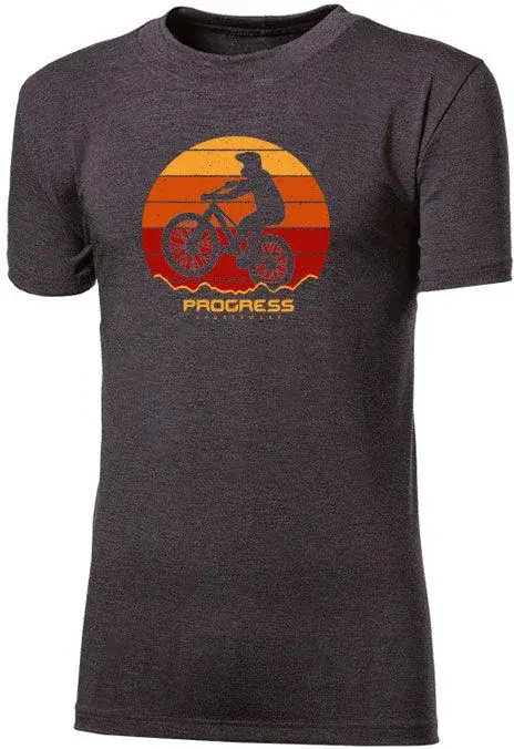 Dětské funkční triko Progress AROMATICO "Biker" dětské triko s kávovou viskózou, černá Horká Nabídka