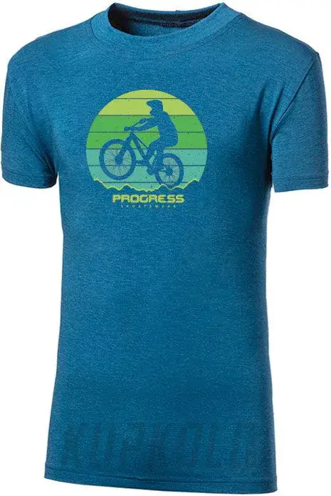 Dětské funkční triko Progress AROMATICO "Biker" dětské triko s kávovou viskózou, petrol Cenově Výhodný