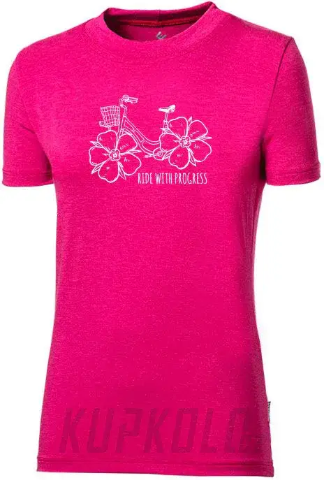 Akční Nabídka Dětské funkční triko Progress AROMATICO "Biker" dětské triko s kávovou viskózou, fuchsie