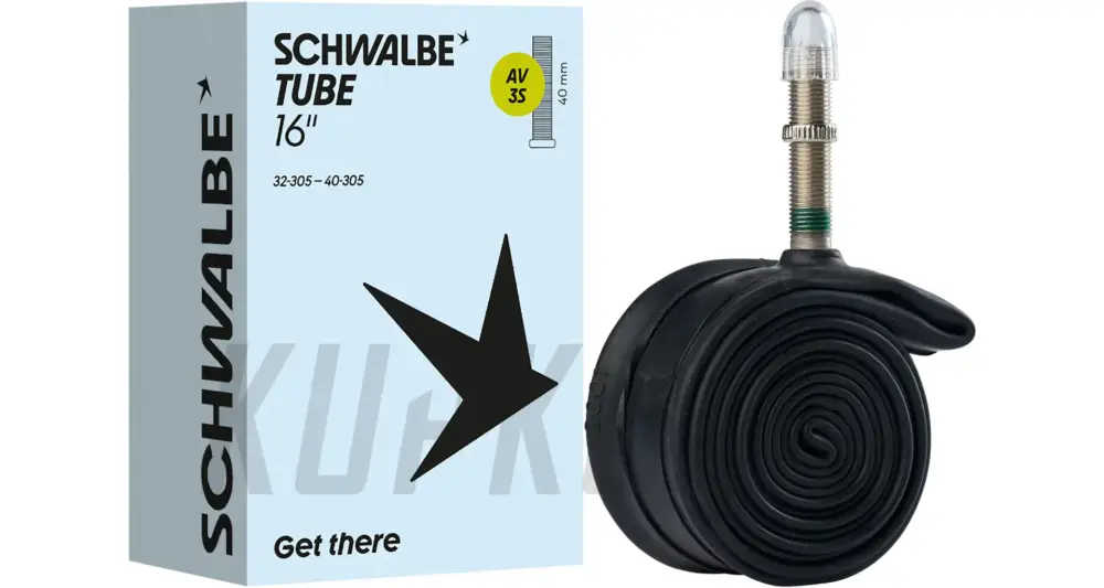 Originální Dětská duše Schwalbe AV3 Light- auto ventilek 16x1.10-1.50" 32/40-305