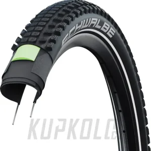 27,5" Plášť Schwalbe Johnny Watts 365, Addix 4season, DD RaceGuard, černá+reflexní pruh kevlar Nízká Cena