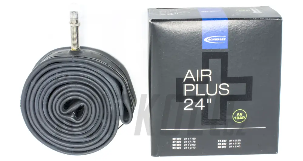 Novinka Dětská duše Schwalbe AV10AP Air Plus- auto ventilek 24x1,5-2,4 507x40-62
