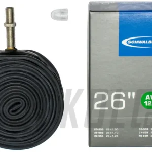 Nakupujte Hned Duše MTB Schwalbe AV12A - 26x1,0-1,5 pro silniční a trenažerové pláště - autoventilek