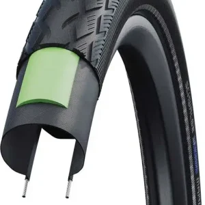 Speciální Cena 27,5 Plášť Schwalbe Marathon, Addix Performance, Green Guard, pro e-bike, reflexní pruh