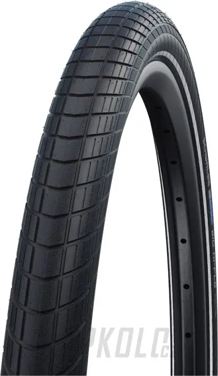 29" Plášť Schwalbe Big Apple, KevlarGuard, pro elektrokola, reflexní pruh - drát Sezónní Sleva
