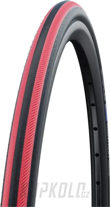 24" 25-540 Schwalbe plášť Rightrun, Kevlar Guard, červené pruhy, drát Autentický