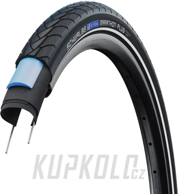 27,5" Schwalbe Marathon Plus SmartGuard reflexní pruh Výprodej