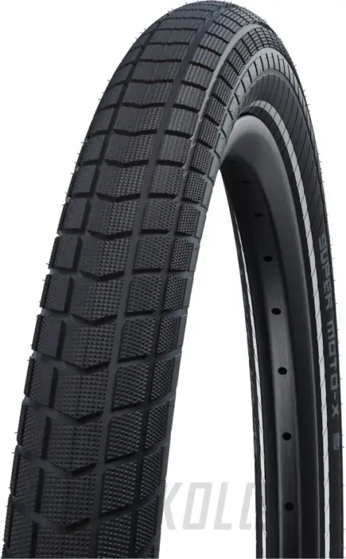 27,5" Schwalbe plášť Super Moto-X, Addix Performance, DD GreenGuard, černá - reflexní pruh Ověřený