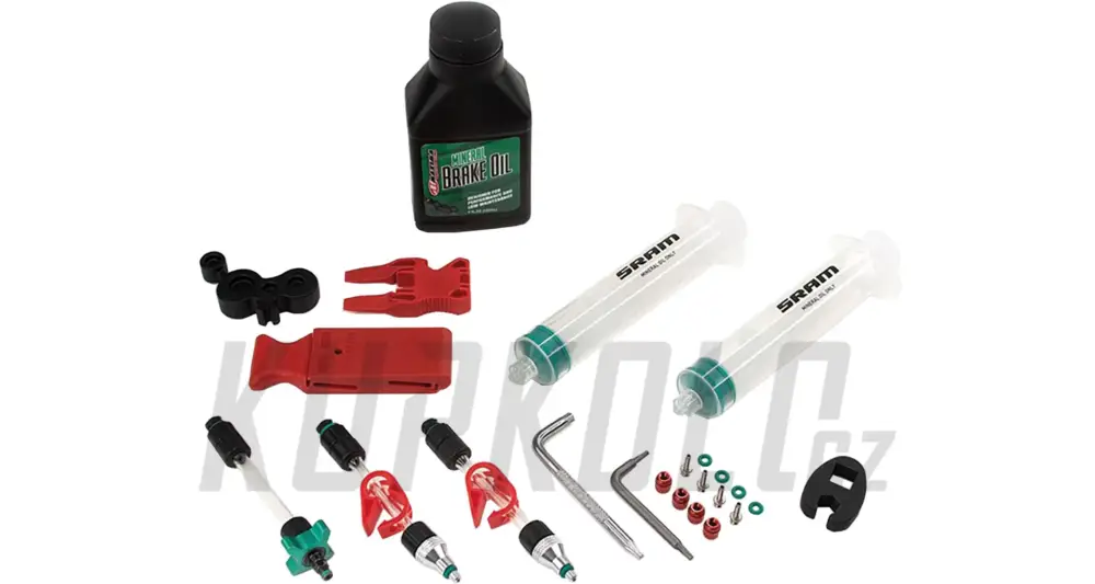 Must-Have Odvzdušňovací sada Sram Mineral - pro brzdy Sram DB8 a Maven (Bleed kit) včetně minerálního oleje