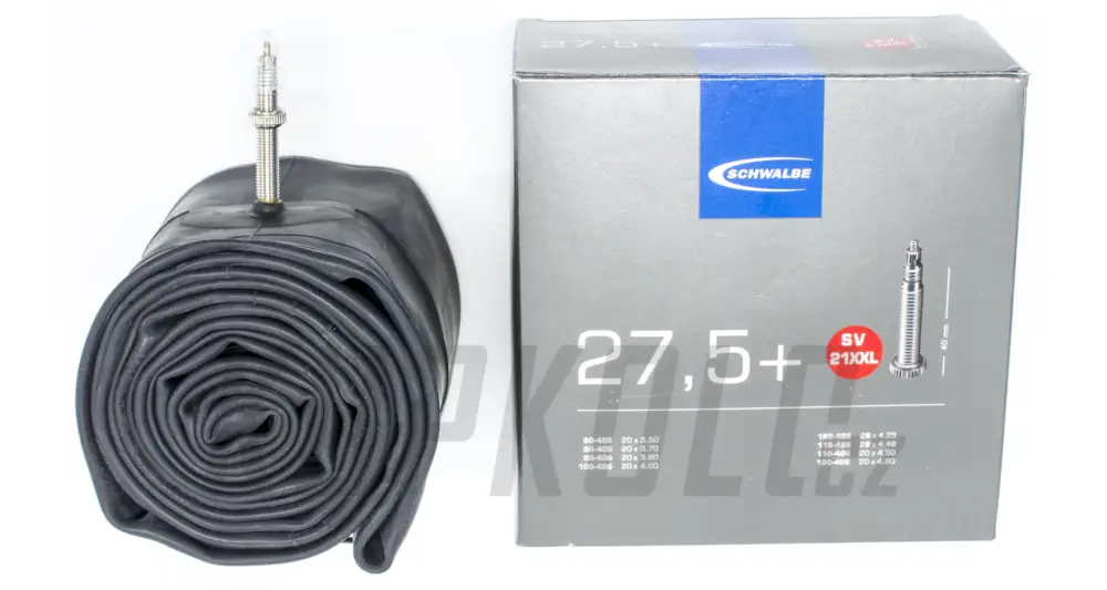 Duše Schwalbe SV21 XXL 27,5 x 3,5-4,8"90/120-584 - galuskový ventil Rychlé Dodání