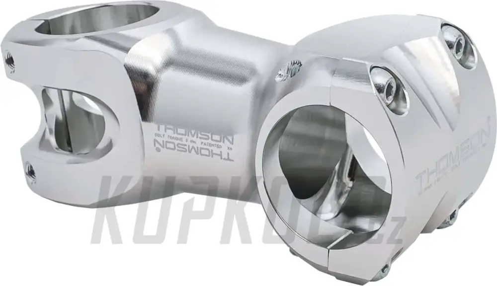 Levný Představec Thomson Elite X4 31,8mm, 0° stříbrná