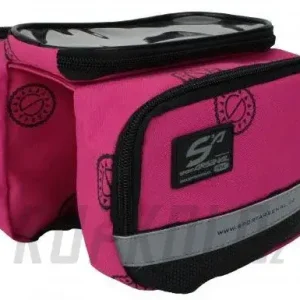 Sport Arsenal 544 dvojbrašna na rám s kapsou pro Smartphone, pink Must-Have