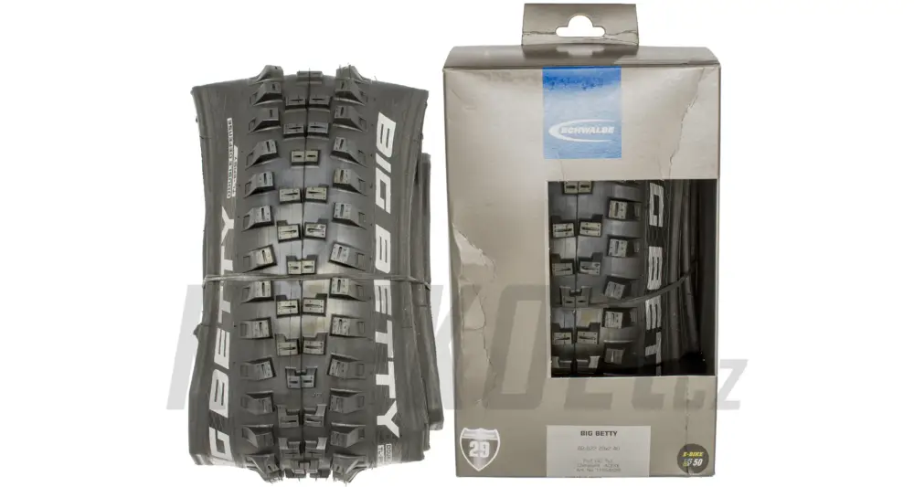 Horká Nabídka 29" Plášť MTB Schwalbe Big Betty, Addix Performance DoubleDefense TLE kevlar