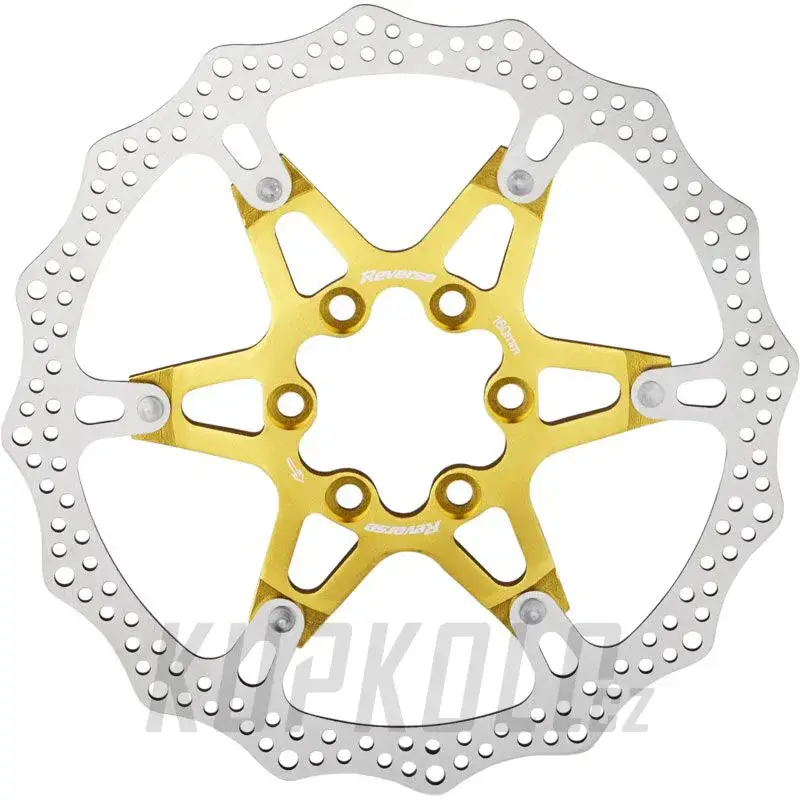 Výhodná Nabídka Brzdový kotouč, 6 děr, Reverse Alloy/Steel, zlatý