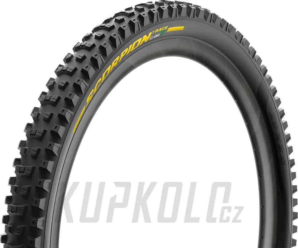 Nízká Cena 29" Plášť Pirelli Scorpion Race DH T 29 x 2.5, DualWALL+, SmartEVO DH, Yellow label