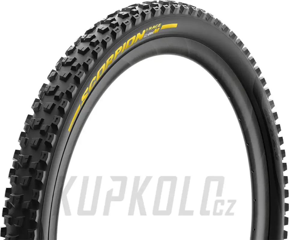 27,5" Plášť Pirelli Scorpion Race DH M 27,5 x 2.5, DualWALL+, SmartEVO DH, Yellow label Víkendová Akce