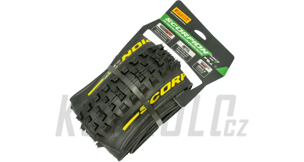 29" Plášť Pirelli Scorpion Race Enduro T 29 x 2.5, DualWALL+, SmartEVO, Yellow label Rychlé Dodání