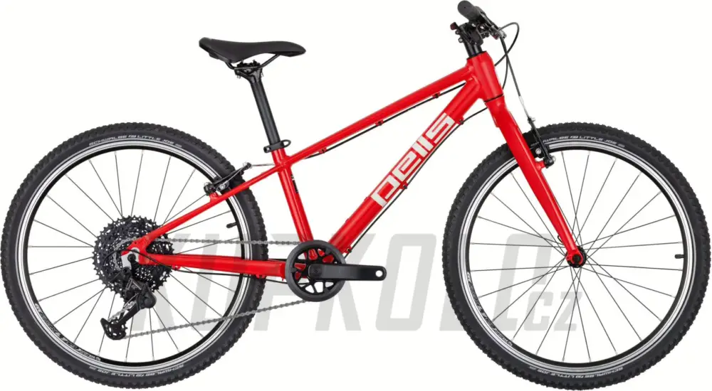Levný 24" kolo PELLS Rocket Lite 24 Red