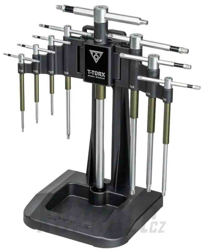 Topeak T-TORX speed wrench set sada torx klíčů, 8ks Akční Cena