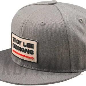 Kšiltovka Troy Lee Designs Flat Bill Snapback Factory Smoke Blue Expresní Doručení