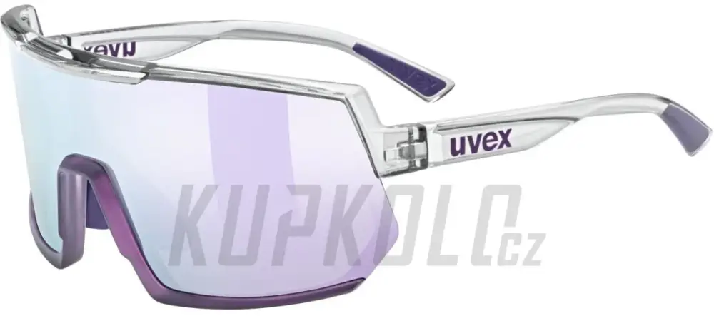 Vysoce Kvalitní Brýle Uvex Sportstyle 235 Clear-Met Purple / Mirror Lavender