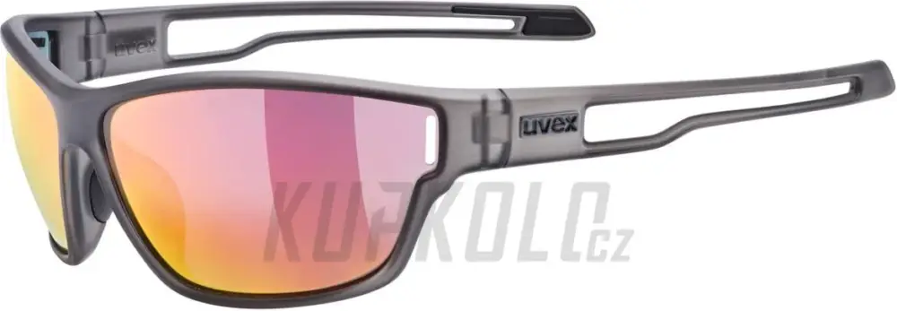 Brýle Uvex Sportstyle 806 Smoke Matt / Mirror Red Nakupujte Hned