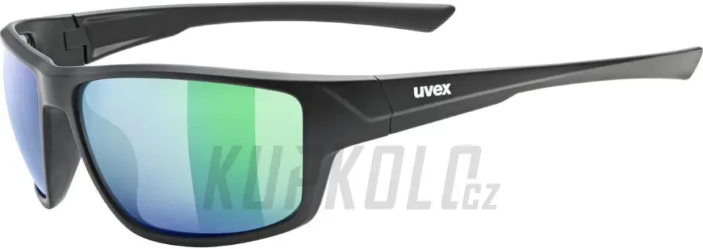 Brýle Uvex Sportstyle 230 Black Matt / Mirror Green Dokud Zásoby Vydrží