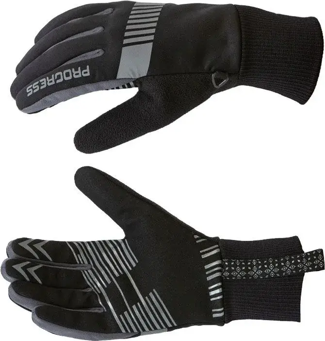 Odeslání Ihned Progress Snowsport gloves zimní běžkařské rukavice, černá/šedá