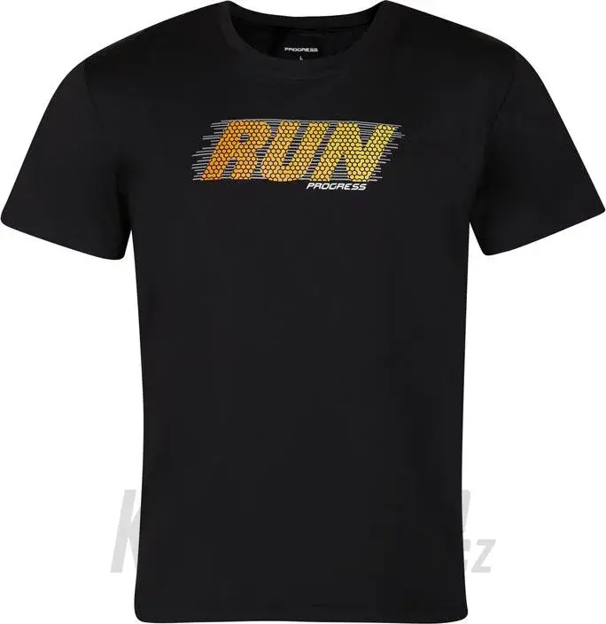 Tovární Cena Progress DEPORTE "RUN" pánské triko, černá